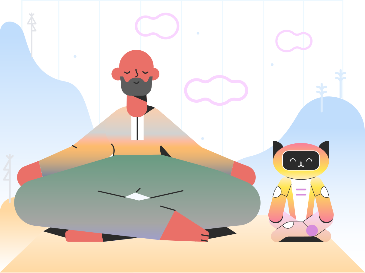 Meditate to recharge